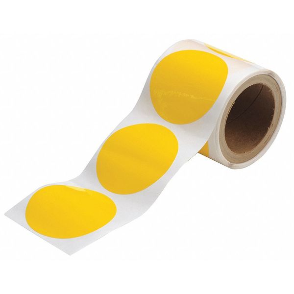 Floor Marking Tape, Dot, 3-1/2In D, PK350