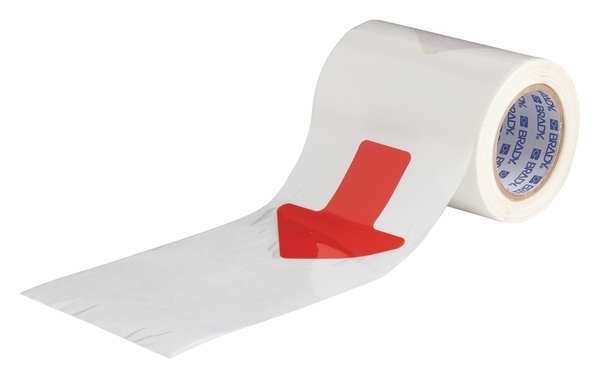 Floor Marking Tape, Arrow, 2In, 5In L, PK52