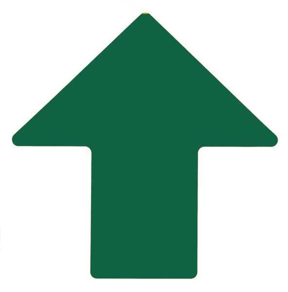 Floor Marking Tape, Arrow, 4In W, Grn, PK100