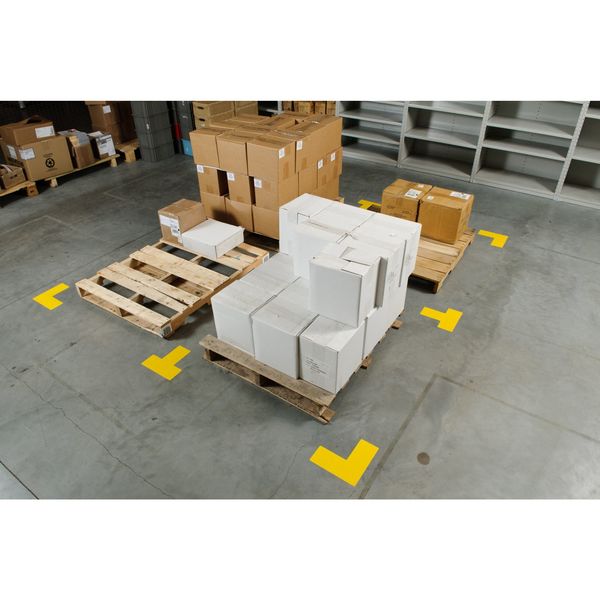 Floor Marking Tape, L, 2In W, 5In L, PK20