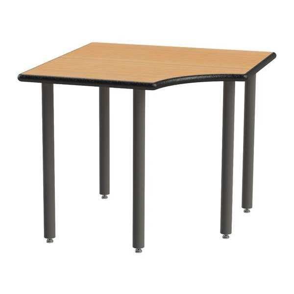 Corner Table, Tubular Legs, 48