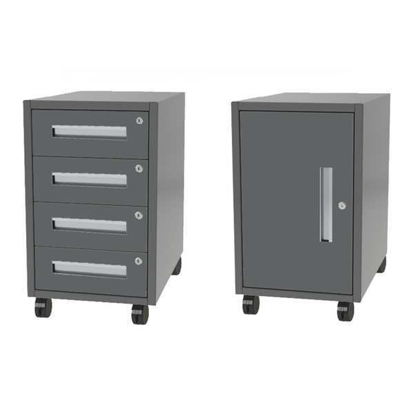 Portable Storage Cabinet, 16 in W, 26-1/2 in H
