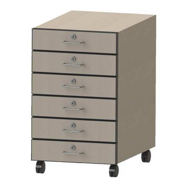 Laminate 6 Drawer Cabinet, 16