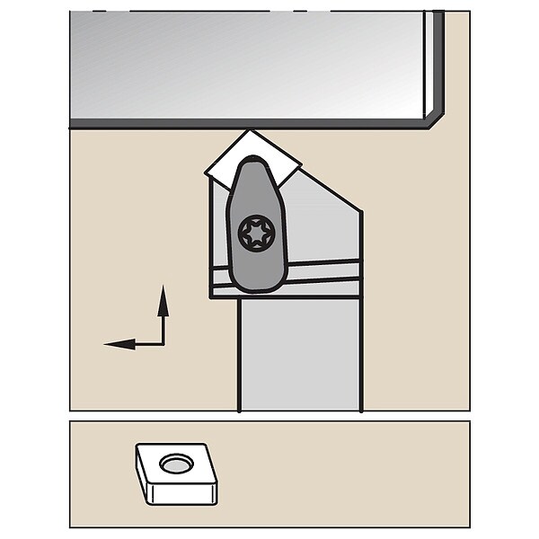 Toolholder, ISO, D-Style Clamping