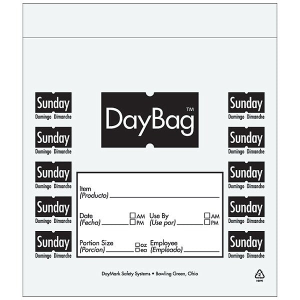 Day Portion Bag, Sunday, PK2000