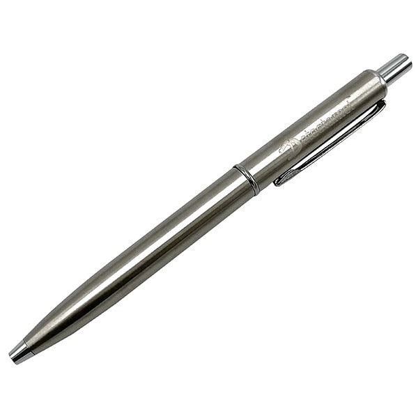 Stainless Steel Pen, Black Gel Ink, PK10
