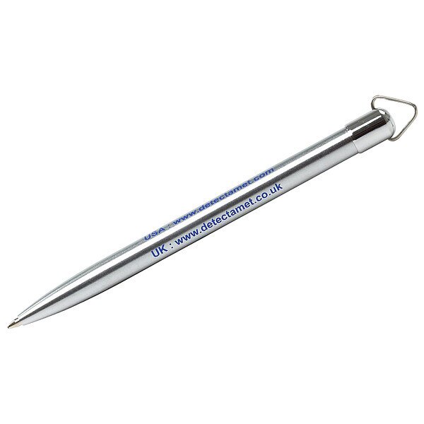 Metal Case Pen, Black Ink, W/Split Ring, PK50