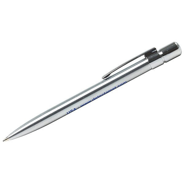 Metal Case Pen, Green Ink, W/Clip, PK50