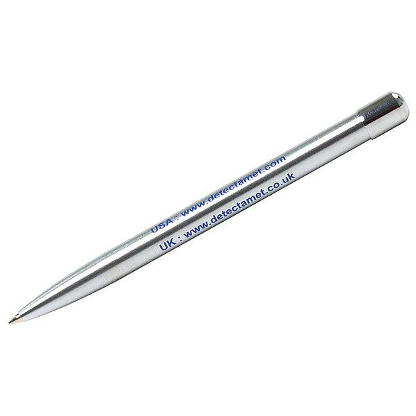 Metal Case Pen, Blue Gel, W/O Clip, PK50