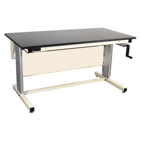 Workstation, Ergo, Epoxy Resin, Lt Beige