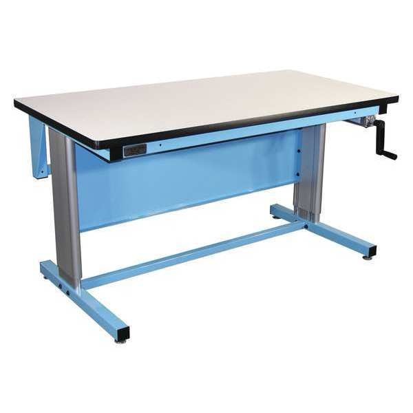 Workstation, Ergo, Plastic, Lt Blue