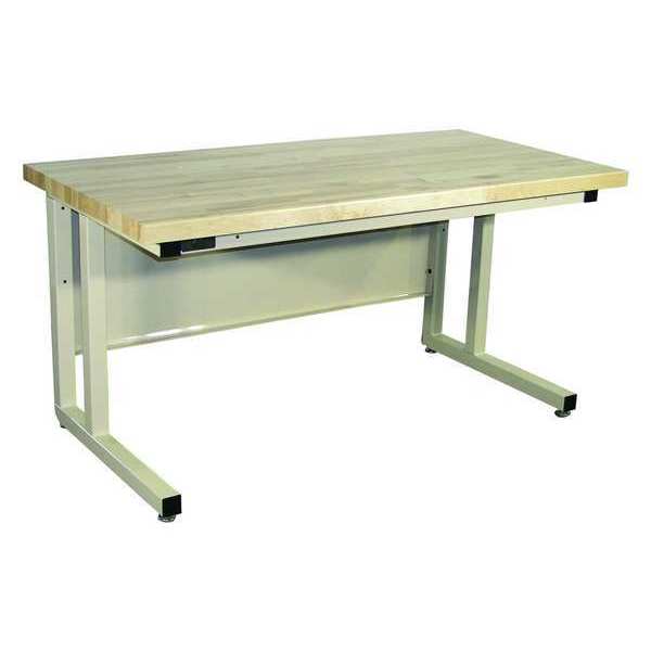 Workstation, Solid Maple, Lt Beige