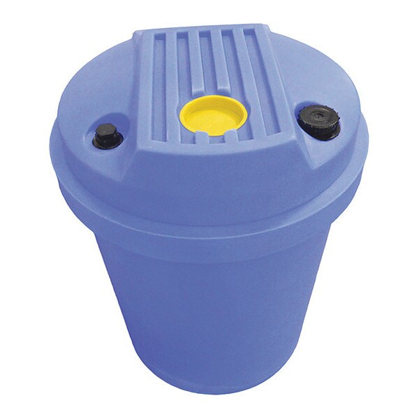 Aquarius Tapered Chemical Feed Tank, 55 gal., 3/16â Wall, Blue