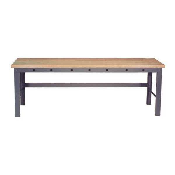 Work Station With Front Power Apron, 96