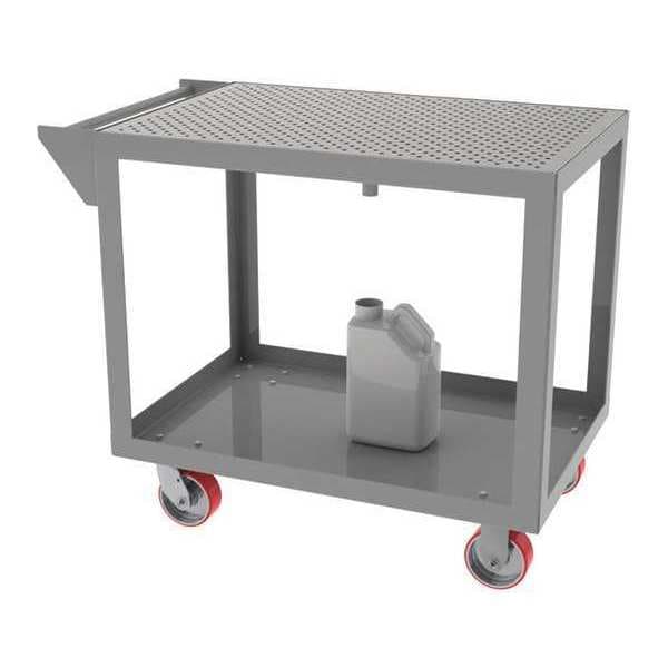 Heavy Gauge Steel Portable Steel Cart, 24