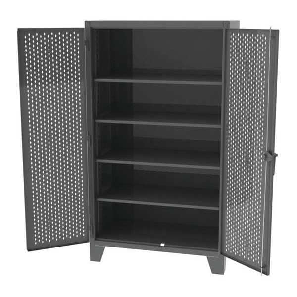 12 ga. ga. Steel Storage Cabinet, 48 in W, 90 in H