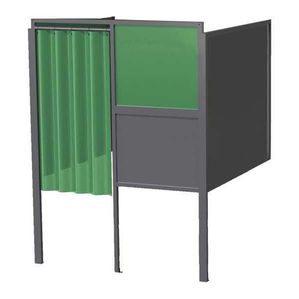 Welding Booth, 6ft.x6ft., Wall Mounted