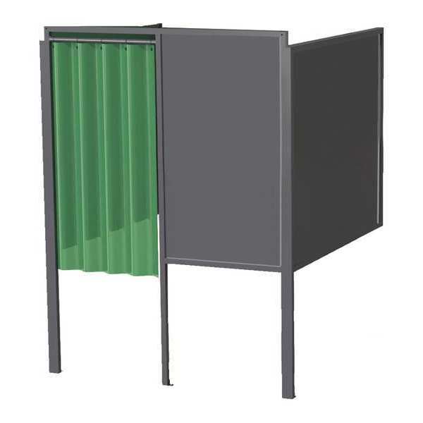 Welding Booth, 6ft.x6ft., Wall Mounted