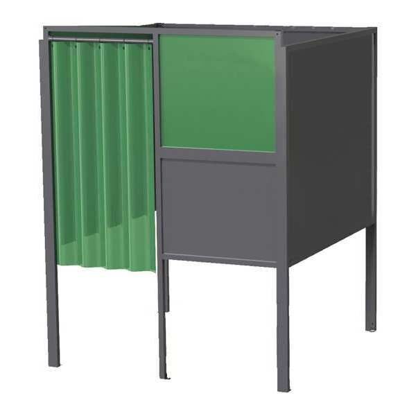 Welding Booth, 6ft.x6ft., Wall Mounted