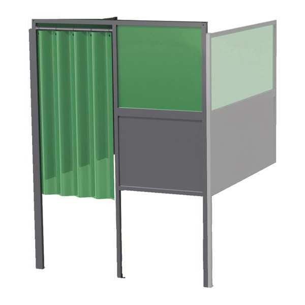 Welding Booth, 6ft.x6ft., Wall Mounted