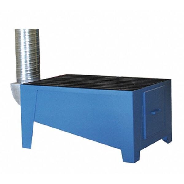 Flame Cutting Table, Bottom Enclosure , 58-1/2
