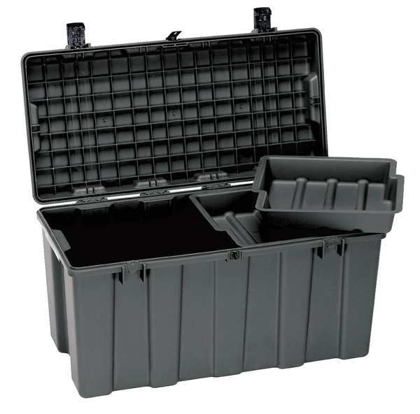 Storage Trunk, Green, HPX High Performance Resin, Polyethylene Hinge, 18 1/2 in L, 36 1/4 in W
