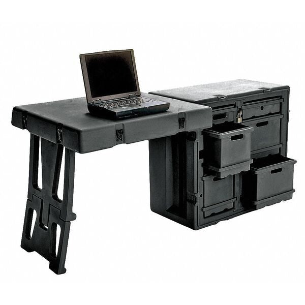 Field Desk, Sgl, 30.7Lx21Wx28.5D, OD Green