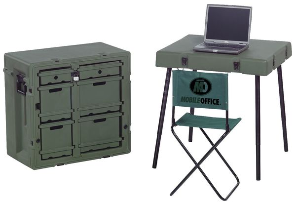 Admin Desk, 30.8Lx21Wx28.5D, OD Green