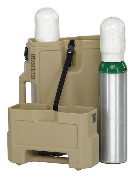 Oxy Tank Case, 26.1Lx14.9Wx5.4D, OD Green