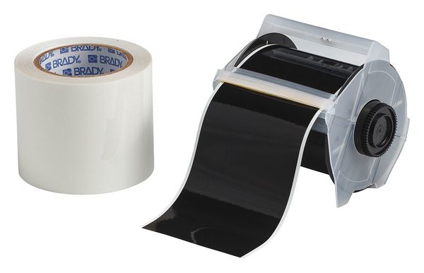 Floor Marking Tape, Roll, 4In W, 100 ft. L