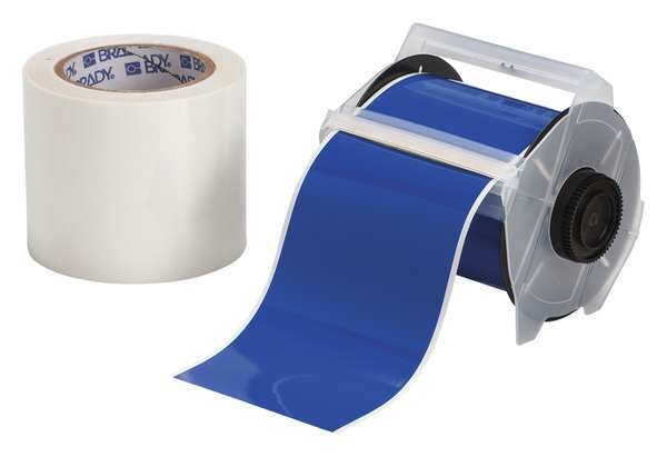 Floor Marking Tape, Roll, 4In W, 100 ft. L