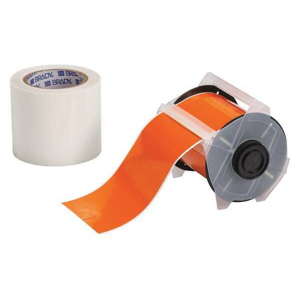 Floor Marking Tape, Roll, 4In W, 100 ft. L