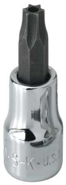 1/4 in Drive, T27 Torx(R) Socket, 6 Points