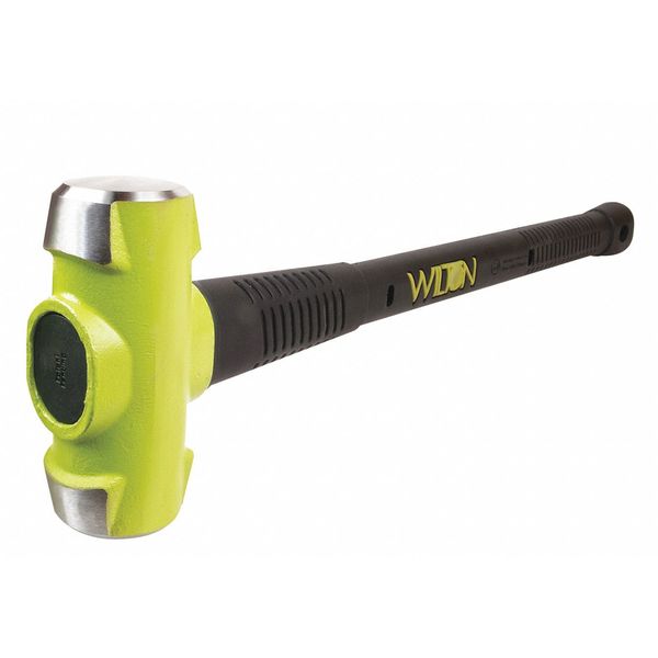 Soft Face Sledge, 6 lb, 26 In, Rubber/Steel