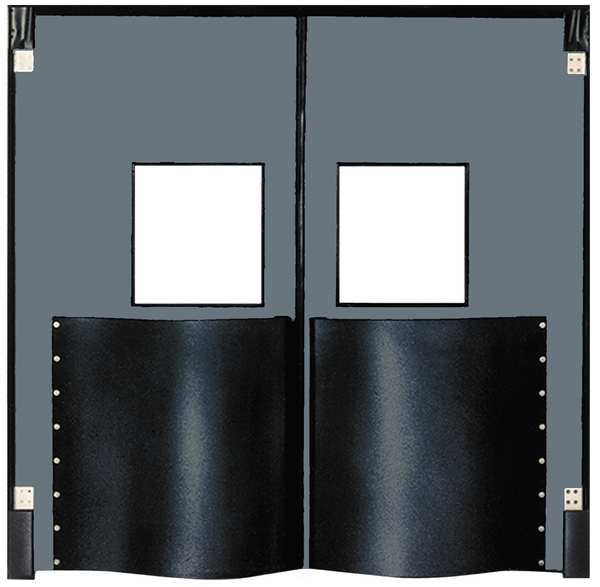 Swinging Door, 10 x 8 ft, Metallic Gray, PR