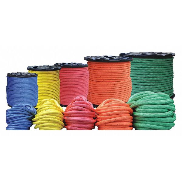 BULL Rope, PES/Nylon, 1/2 In. dia, 600 ft L