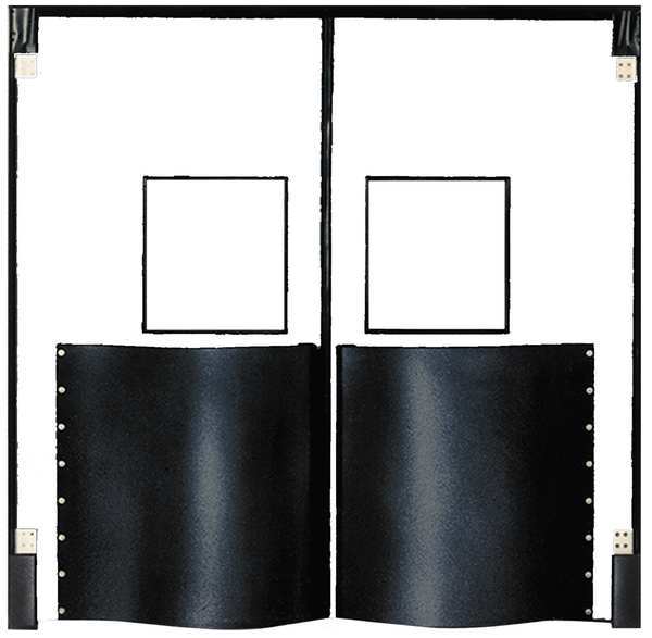 Swinging Dr, 8x5ft, White, Polyethylene, PR