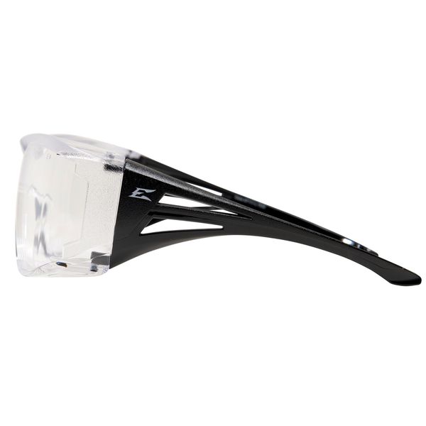 Safety Glasses, OTG Clear Polycarbonate Lens, Scratch-Resistant