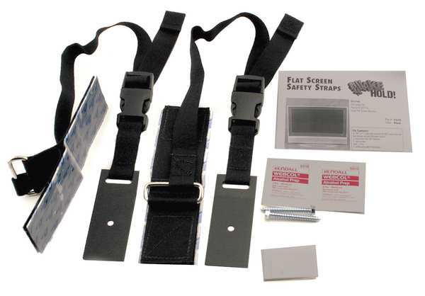 Flat Screen Safety Strap, Black