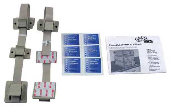 HPLC 3-Stack Fastener Kit, Gray