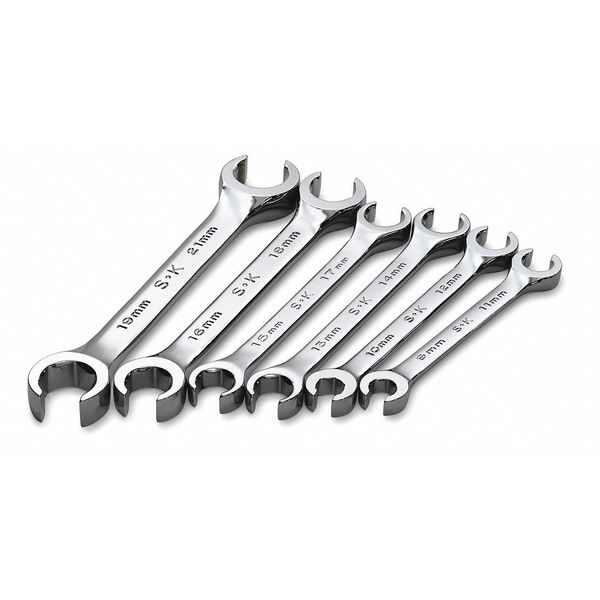 Flare Nut Wrench Set, 6 Pieces, 6 Pts