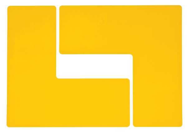 Floor Marking Tape, L, 4In W, 10In L, PK20