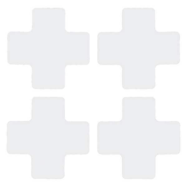 Floor Marking Tape, Cross, 2In, 5In L, PK20