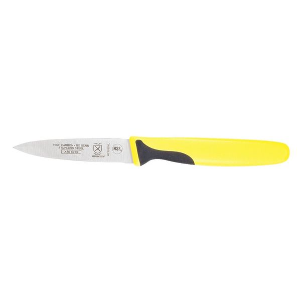 Paring Knife, 3 In., Yellow Handle