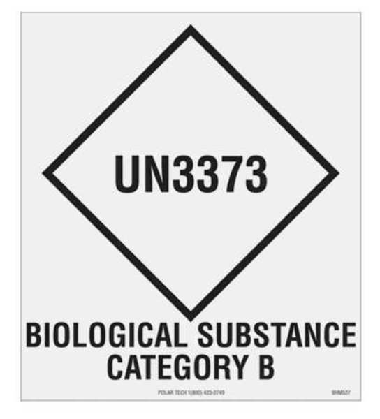 Biohazardous & Substance Category B Label