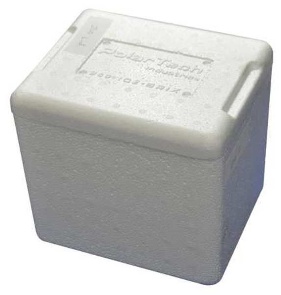 Insulated Bio Foam Shipping Container, Inside 6âL x 4.5âW x 5.25âD