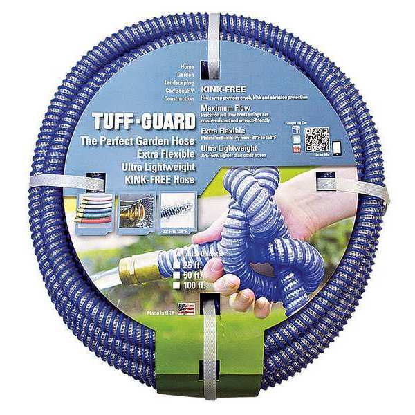 Water Hose, Extrusion, 5/8 In ID, 100 ft L