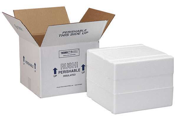 Insultaed Multi-Depth Bio Shipper Foam & Carton