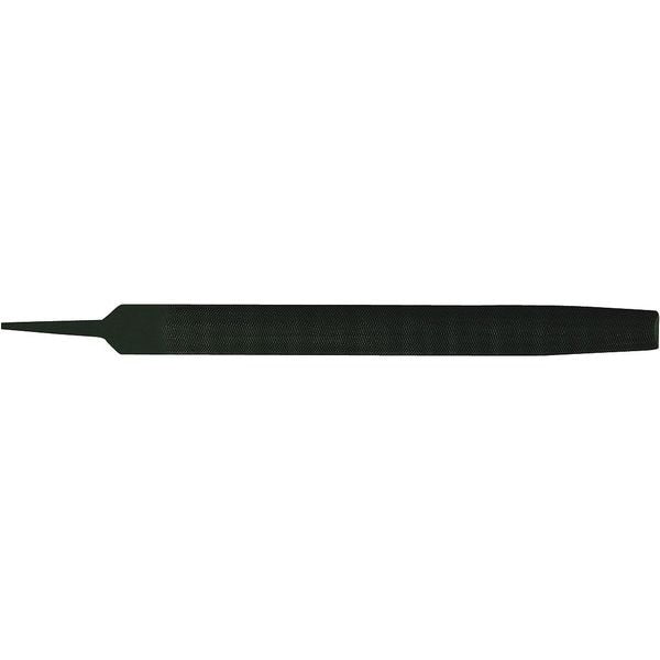 Hand File, Dbl Cut, 8 In., Black Oxide