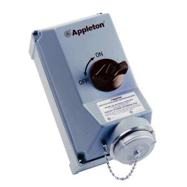 Interlocked Receptacle, NonFuse, 30A, 4P, 3W